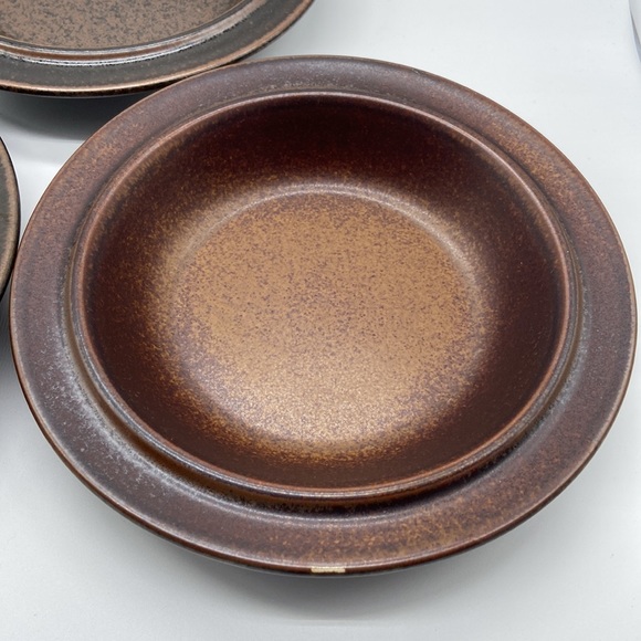 Ruska by Arabia of Finland 3 Rimmed Soup / Cereal Bowls - Picture 4 of 9